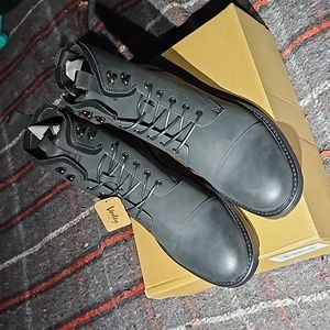Vostey Motorcycle Ankle Boots, Black, Size 12